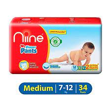 Pampers Pant Diapers Medium 34 - M - Buy 34 Pampers Pant Diapers